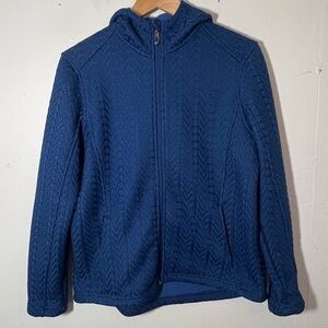 Polar King Cable knit fleece jacket